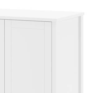 Armoire Stockholm Blanc - Largeur : 130 cm