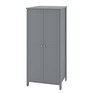 Drehtürenschrank Stockholm Grau - Breite: 90 cm