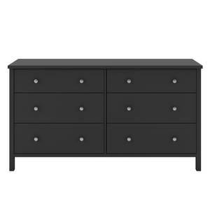 Commode Tromsö I Noir - Largeur : 154 cm