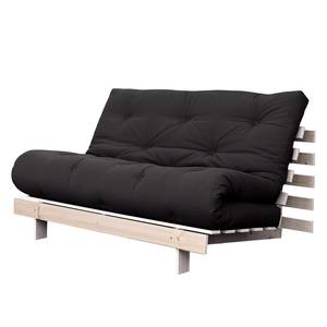 Schlafsofa Roots 140 I Baumwolle - Schwarz - Beige