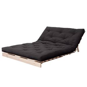 Canapé convertible Roots 140 I Coton - Noir - Beige