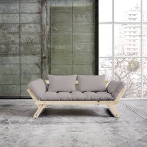 Schlafsofa Bebop Baumwolle - Grau - Beige