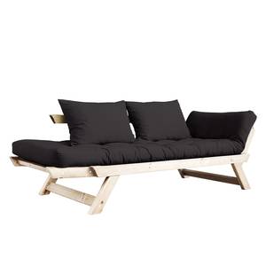 Schlafsofa Bebop Baumwolle - Schwarz - Beige