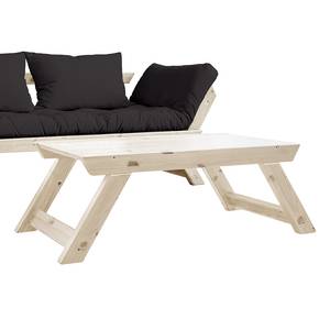 Slaapbank Bebop katoen - Zwart - Beige