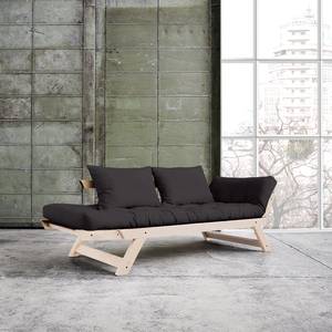 Schlafsofa Bebop Baumwolle - Schwarz - Beige