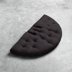 Slaapfauteuil Nido geweven stof - Zwart