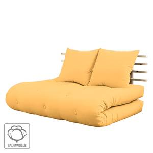 Schlafsofa Shin Sano Baumwolle - Safrangelb - Beige