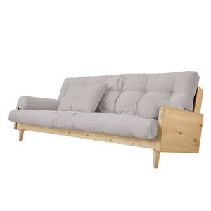 Schlafsofa Indie Webstoff - Sandgrau - Beige