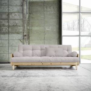 Schlafsofa Indie Webstoff - Sandgrau - Beige