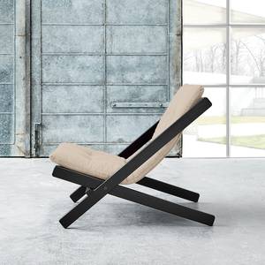 Fauteuil pliant Boogie Tissu - Crème