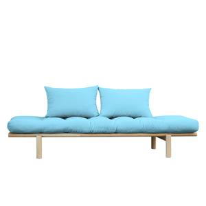 Schlafsofa Pace Webstoff - Aqua - Beige