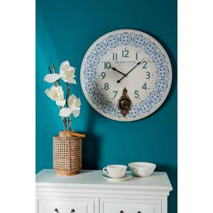 Wandklok Blue Sky blauw/wit