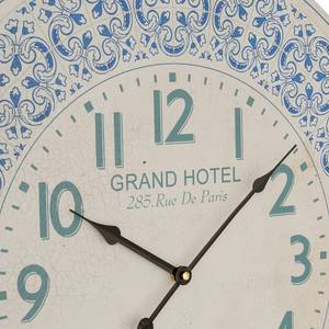 Horloge murale Blue Sky Bleu / Blanc