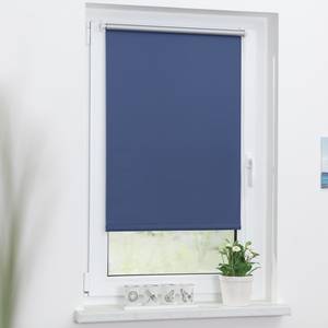 Thermo-Rollo Spotswood IV Webstoff - Blau - 100 x 150 cm