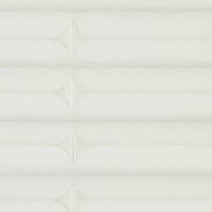 Store plissé Salvaterra IV Tissu - Blanc - 100 x 130 cm