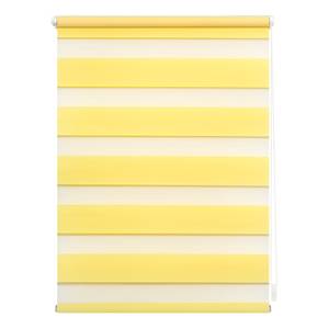 Store enrouleur jour nuit Piasek I Tissu - Jaune - 100 x 150 cm