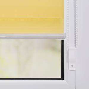 Duo-rolgordijn Piasek I geweven stof - geel - 100 x 150 cm