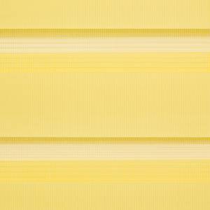Duo-rolgordijn Piasek I geweven stof - geel - 100 x 150 cm