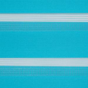 Duo-rolgordijn Piasek IV geweven stof - blauw - 80 x 150 cm
