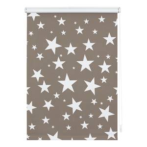 Store enrouleur Priboi II Tissu - Gris / Blanc - 100 x 180 cm