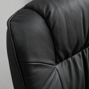 Fauteuil de relaxation Wesburn II Cuir véritable / Imitation cuir - Noir