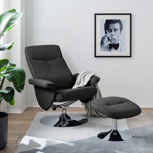 Fauteuil de relaxation Selfors II Tissage à plat - Gris foncé