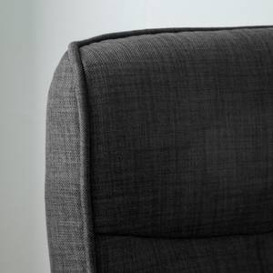 Relaxfauteuil Selfors II Vlakweefsel - Donkergrijs