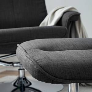 Fauteuil de relaxation Selfors II Tissage à plat - Gris foncé