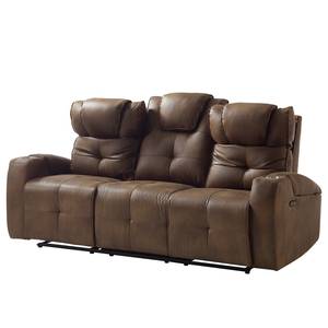 Relaxsofa Kobrasol (3-Sitzer) Microfaser - Nougat