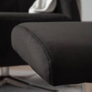 Relaxfauteuil Allansford microvezel - zwart