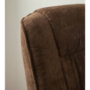 Fauteuil de relaxation Wesburn I Microfibre - Marron foncé