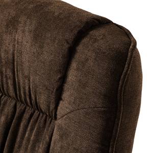 Fauteuil de relaxation Wesburn I Microfibre - Marron foncé