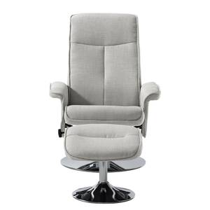 Relaxfauteuil Selfors II Vlakweefsel - Lichtgrijs