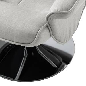 Poltrona relax Selfors II Tessuto piatto - Color grigio pallido