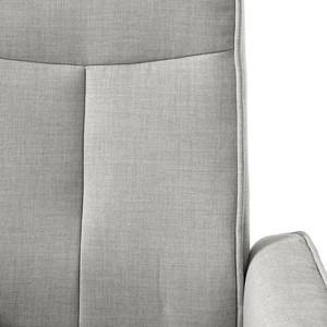 Poltrona relax Selfors II Tessuto piatto - Color grigio pallido
