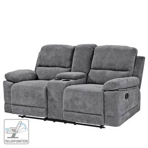 Relaxsofa Lixia (2-Sitzer) Microfaser - Grau