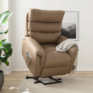 Tv-fauteuil Wees microvezel - latte macchiatokleurig