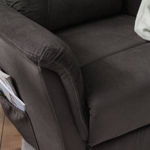 Tv-fauteuil Teneriffe microvezel - bizonbruin