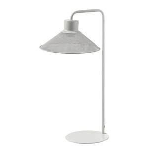 Tafellamp Mody Staal - 1 lichtbron - Wit