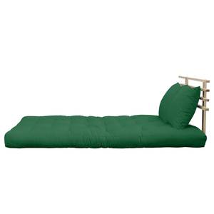 Canapé convertible Shin Sano Tissu - Vert foncé - Beige