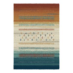 Tapis à poils courts Lobbes Fibres synthétiques - Multicolore - 140 x 200 cm