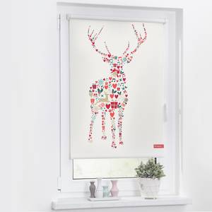 Rolgordijn Rendier Kerst Geweven stof - meerdere kleuren - 60 x 150 cm