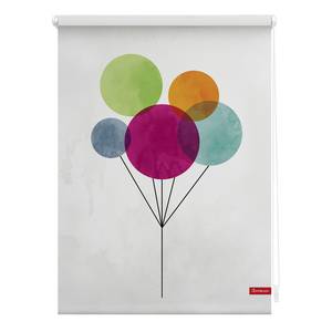 Klemmfix-Rollo Ballon Webstoff - Mehrfarbig - 100 x 150 cm