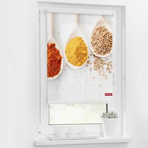 Klemmfix-Rollo Spices Webstoff - Mehrfarbig - 100 x 150 cm