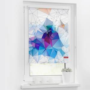 Klemmfix-Rollo Grafik Webstoff - Mehrfarbig - 100 x 150 cm