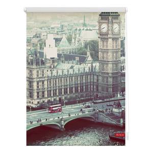 Klemmfix-Rollo London Westminster Polyester - Grau - 100 x 150 cm