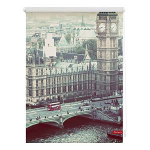 Store enrouleur London Westminster Polyester - Gris - 120 x 150 cm