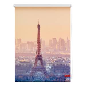 Klemfix-rolgordijn Eiffeltoren polyester - oranje - 45 x 150 cm