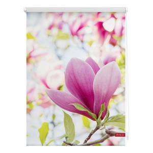 Klemfix-rolgordijn Magnolia polyester - roze - 120 x 150 cm