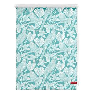 Klemfix-rolgordijn Papagaai polyester - turquoise/petrolblauw - 80 x 150 cm